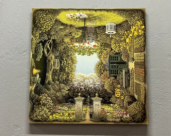 Abstract Canvas Art, Abstract Landscape Artwork, Surrealism Art Canvas, Landscape Artwork,