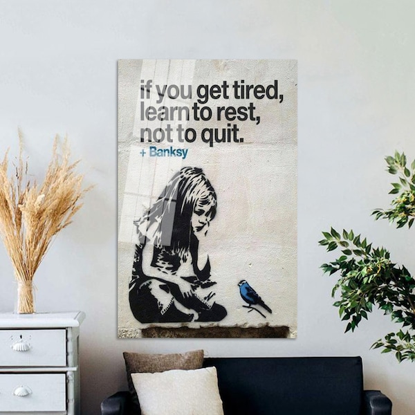 Banksy Custom Canvas Etsy