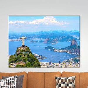 Stadtansicht Kunst, Ansicht Wanddekor, Landschaft Leinwand Kunst, Landschaft Leinwand Kunst, Christus der Erlöser Leinwand, Meerlandschaft Wanddekor,