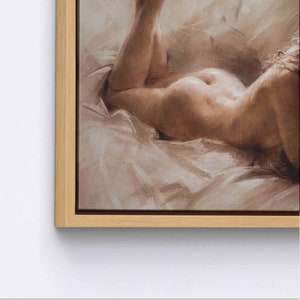 Sexy Woman Painting Print, Sensual Wall Art, Personalized Gifts, Gift for Him, Wall Art Canvas, Sexy Canvas Art, Erotic Canvas Print,Mature image 9