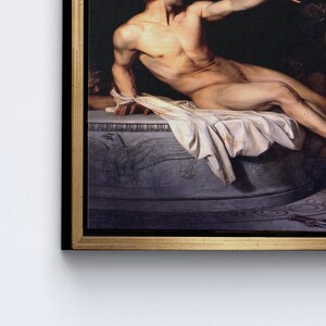 Alexaandre Cabanel, Poster famoso, Riproduzione artistica da parete, Poster Canabel, Decorazione murale di un uomo nudo, Arte su tela vintage, immagine 8