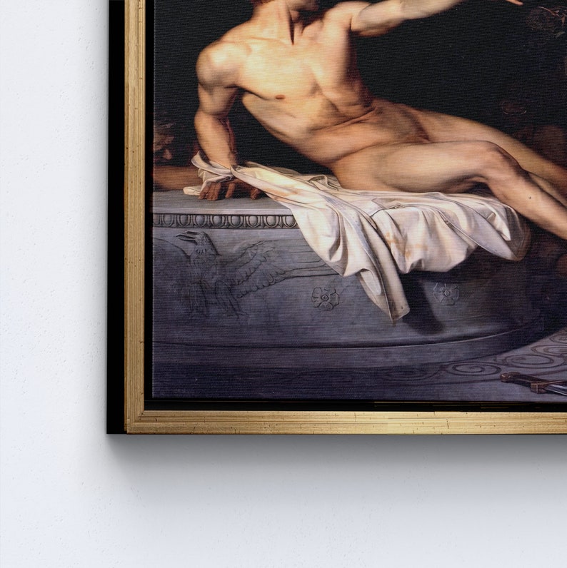 Alexaandre Cabanel, Poster famoso, Riproduzione artistica da parete, Poster Canabel, Decorazione murale di un uomo nudo, Arte su tela vintage, immagine 8