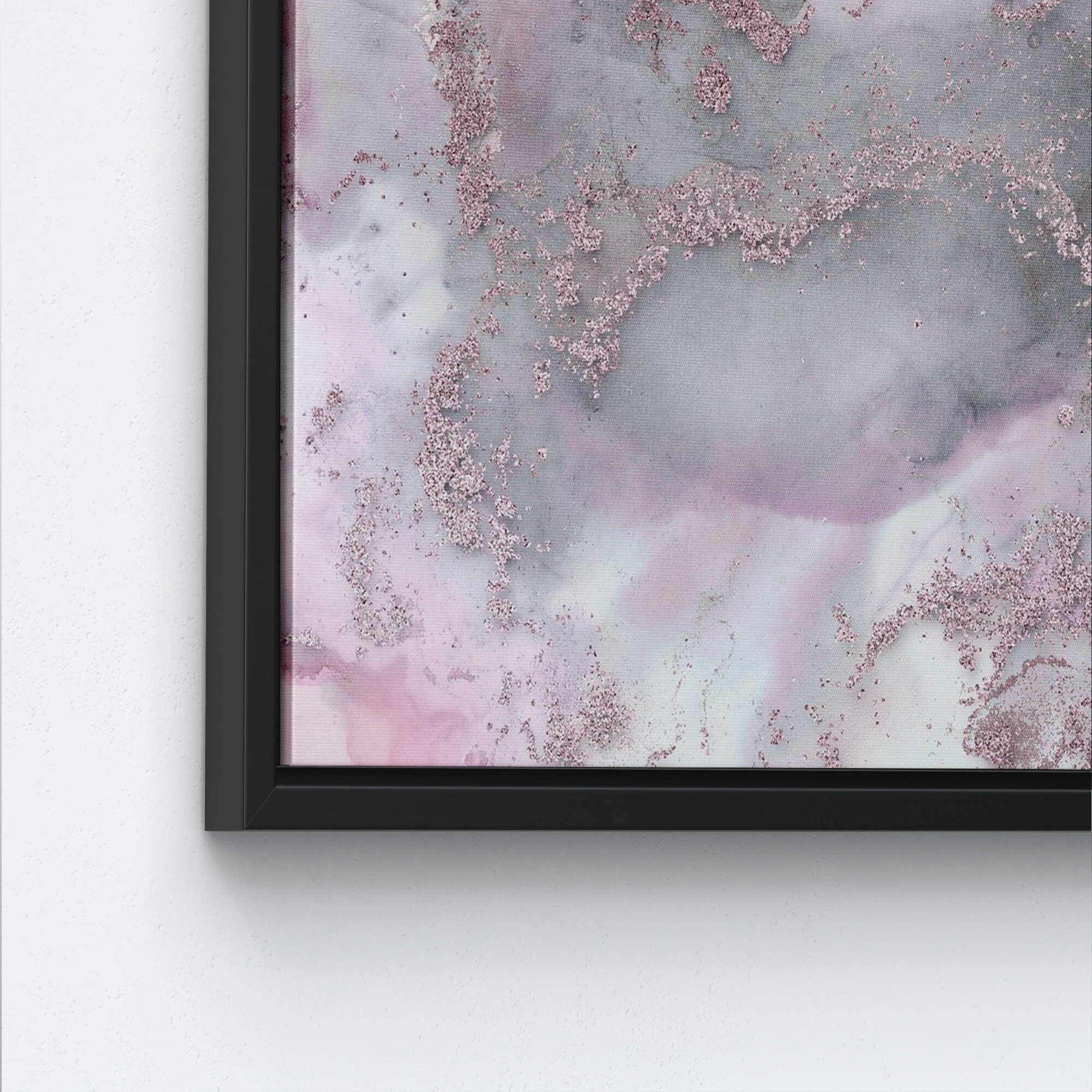 Pink and Gray Marble Luxury Marble Art Gray Marble Wall Art Etsy