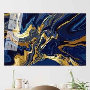 Marble Wall Decor, , Glass Wall Art, Modern Marble Wall Decoration, Glass Art Gift, Canvas Glass Art, Contemporary Wall Decor,