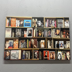 Library Photo Print, Photo Books Canvas Art, Library Photo Poster, Abstract Canvas Art, Library Wall Art, Modern Canvas Art,