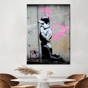 Banksy Angel - Etsy