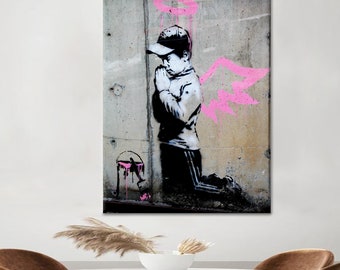 Banksy バンクシー Angel sith Paint Prt