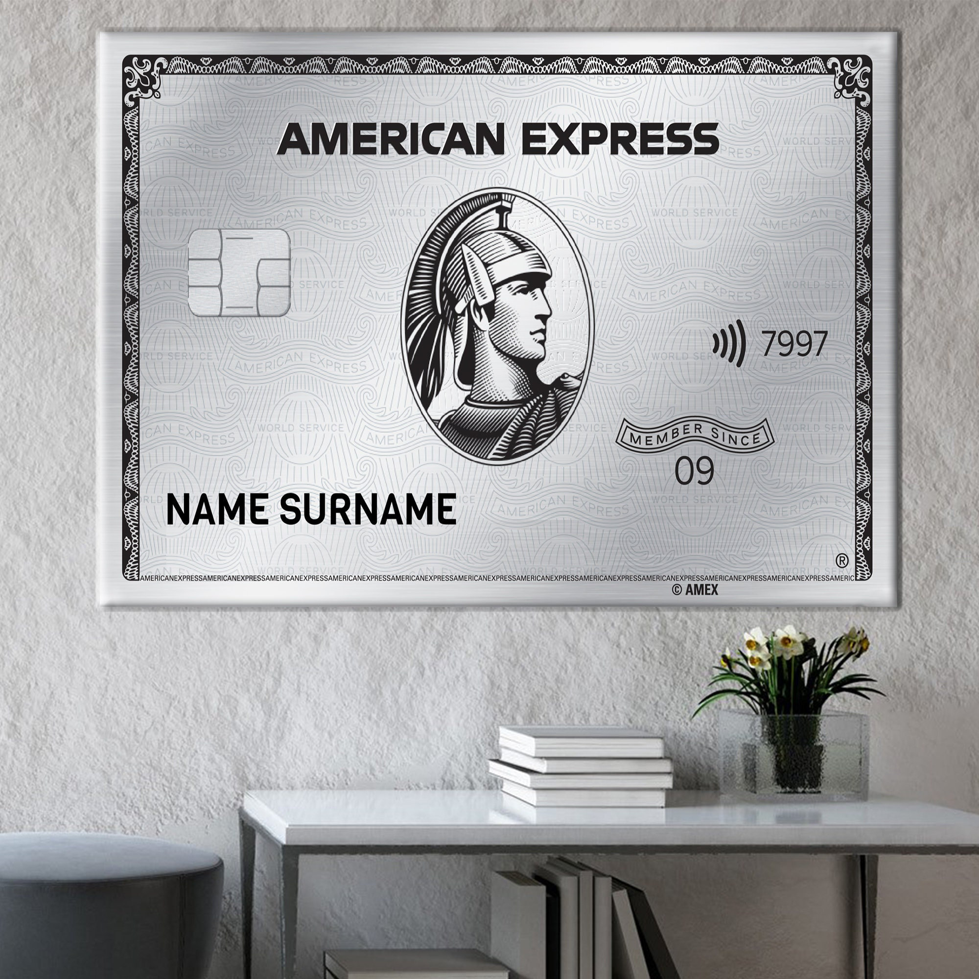 Credit Card SMART Sticker Skin Film Pre-Cut Chip Debit - AMEX - American  Express