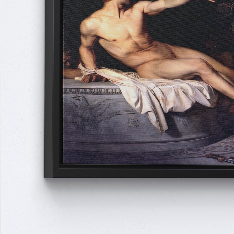 Alexaandre Cabanel, Poster famoso, Riproduzione artistica da parete, Poster Canabel, Decorazione murale di un uomo nudo, Arte su tela vintage, immagine 7