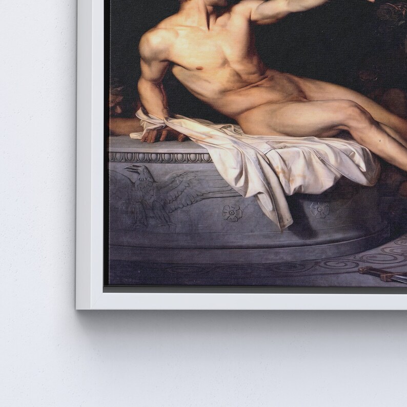 Alexaandre Cabanel, Poster famoso, Riproduzione artistica da parete, Poster Canabel, Decorazione murale di un uomo nudo, Arte su tela vintage, immagine 6