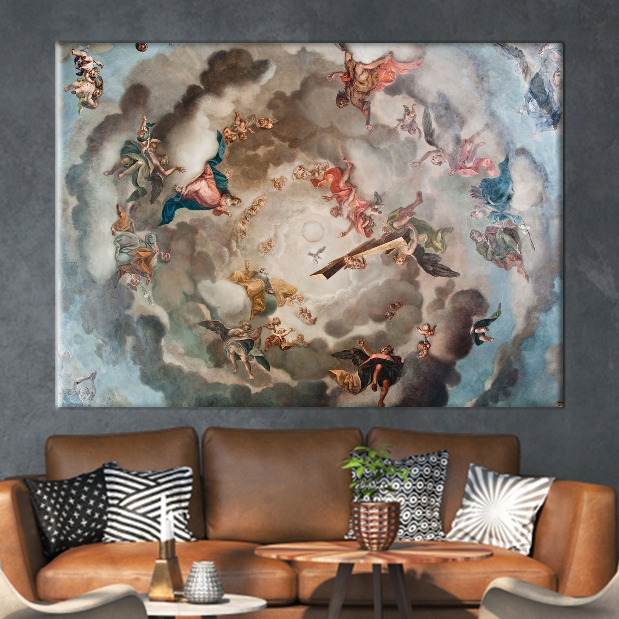 ルネッサンス天国の絵画、天使のプリント、ルネッサンスアートワーク