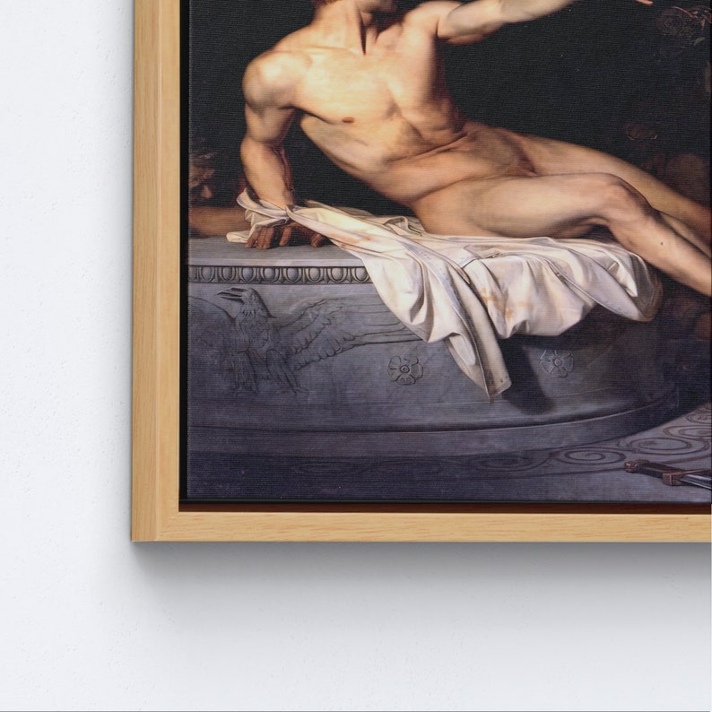 Alexaandre Cabanel, Poster famoso, Riproduzione artistica da parete, Poster Canabel, Decorazione murale di un uomo nudo, Arte su tela vintage, immagine 9