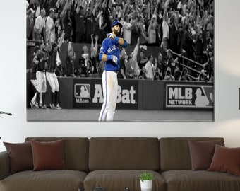Jose Bautista, Motivation Art Canvas, Baseball Players Art, Gym Printed, Sport Art Canvas, Baseball Canvas Art, Famous Printed,