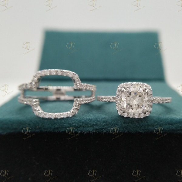 Cushion Engagement Ring Enhancer Etsy