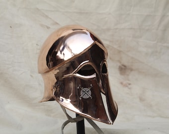 Corinthian 'A' Helmet, 1.2 mm Bronze Corinthian helmets bronze helmet Ancient Greek