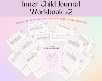 Inner Child Shadow Work, Journal Prompts, Printable Workbook Mental Health, Printable Journal Pages