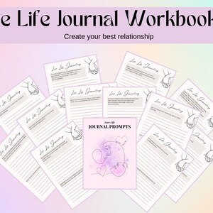 Love Life Shadow Work, Relationship Journal, Printable Journal Pages, Journal Prompts, Printable Workbook Mental Health