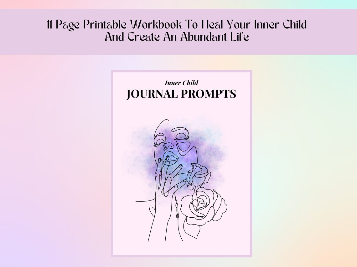 Inner Child Healing Shadow Work, Journal Prompts, Printable Workbook ...