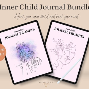 Inner Child Shadow Work Bundle Digital Journal Prompts Mental Health Journal Inner Child Healing Workbook Printable Journal Prompts