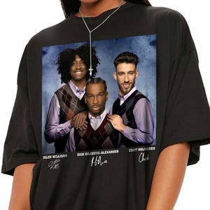 Shai Gilgeous Jalen Williams Chet Holmgren vintage basketbalshirt, vintage basketbalshirt, grappig basketbalshirt jaren 90