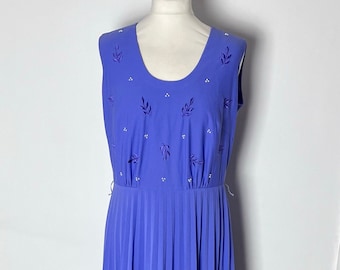 Vintage Retro Lavender Purple Prom Evening Bridesmaid Dress