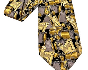 Alviero Martini 1a Classe Vintage Silk Tie