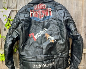 1960's Steer Hide or Horsehide Black Leather Motorcycle Jacket 1960's Steer Hide or Horsehide Black Leather Motorcycle Jacket