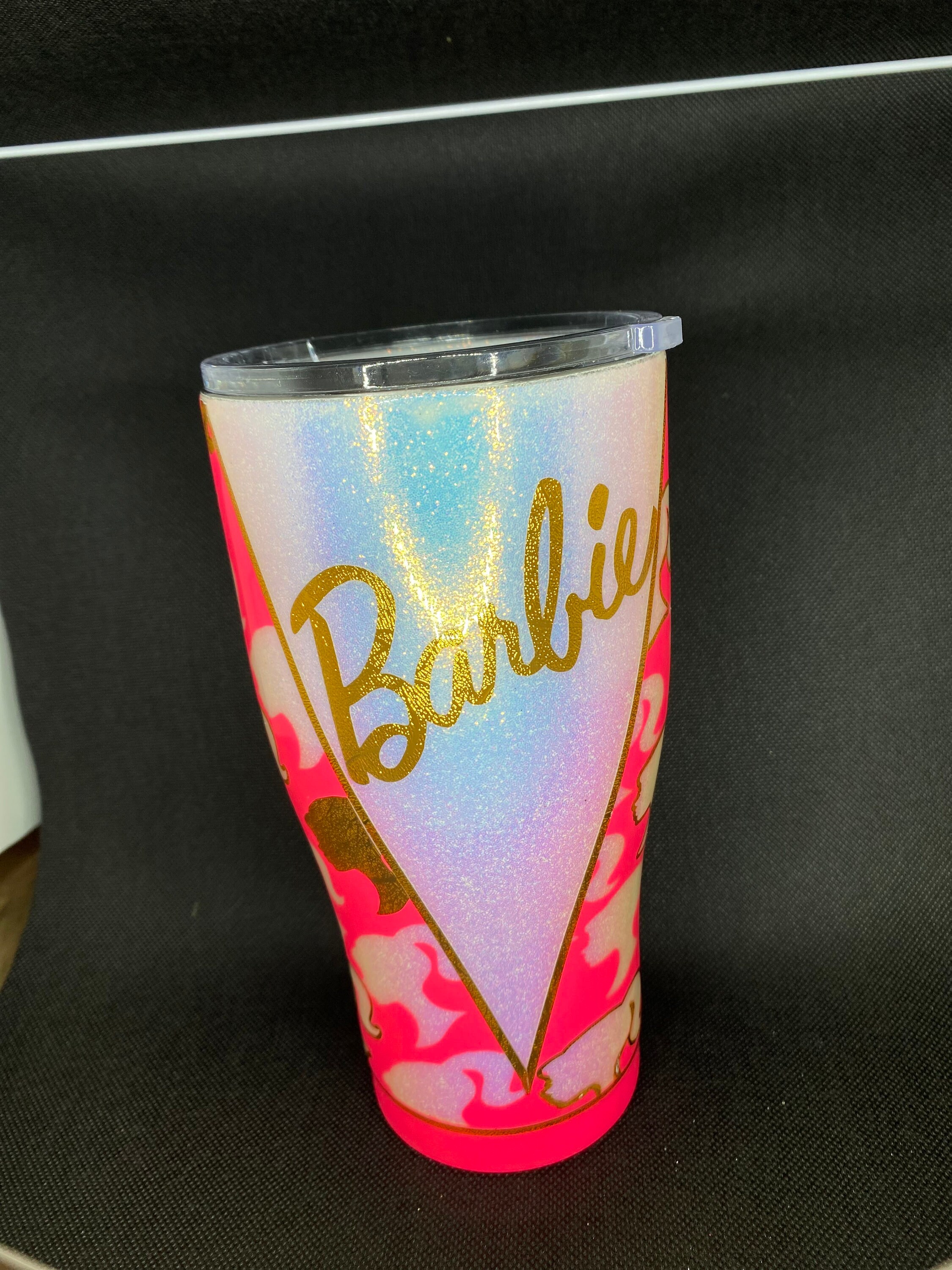 Laser Engraved Yeti Wine Tumbler - Barbie