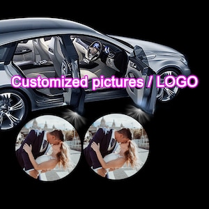 Door Welcome LED Lights, Custom Photos, Anniversary, Car Door Neon Light Accessory