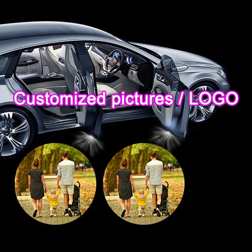 2x Wireless Ghost Shadow Projector LED Door Step Courtesy Ground - Foto 3