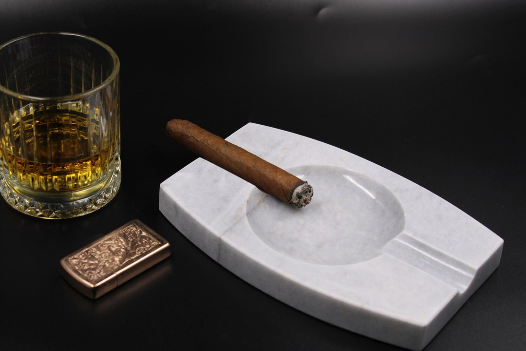 Personalized Marble Cigar Ashtray Custom Ashtray Cigarrette Etsy