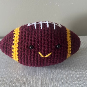 Washington Commanders | Football Plushie | Crochet Football