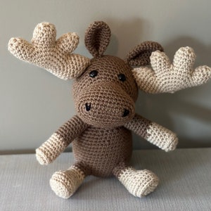 Crochet Moose Stuffed Animal | Baby Shower Gift | Amigurumi Moose