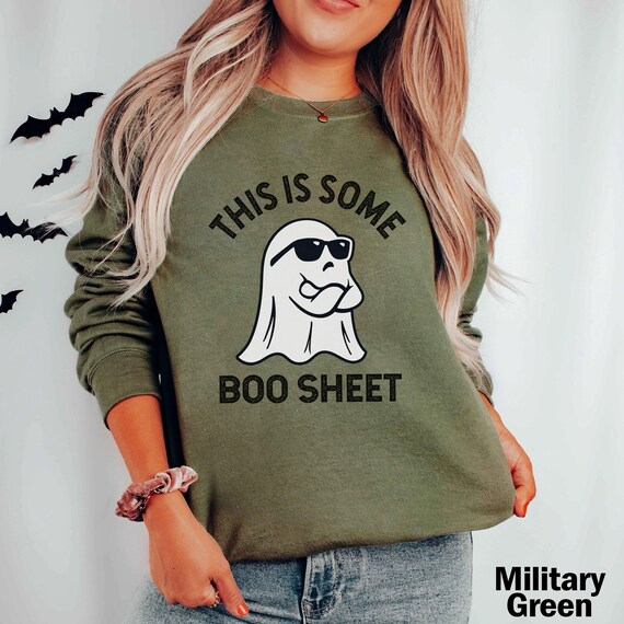 This Is Some Boo Sheet Sweatshirt, Boo Sheet Shirt, Funny Halloween Ghost Shirt, Spooky Season Tee, Retro Halloween Kids Shirt, Ghost Shirt
