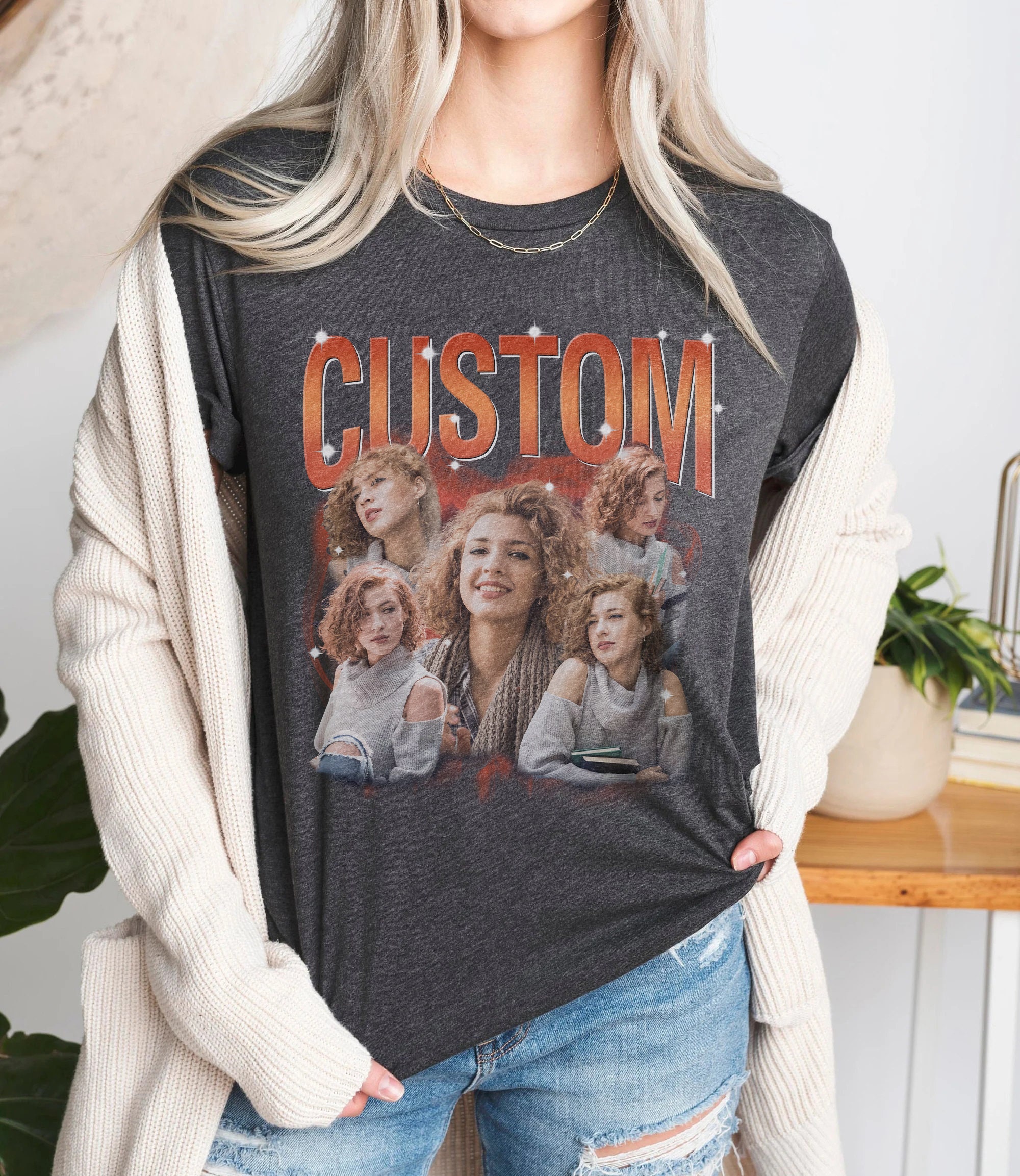 Custom T Shirts For Men That's My Dawg Custom 90's Bling Vintage Wash ...