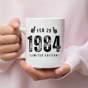 Custom Leap Day coffee mug Birthday Gift with Birth Year, Personalized Bday Gift for Leapling born on February 29th mug, Leap Year 2024