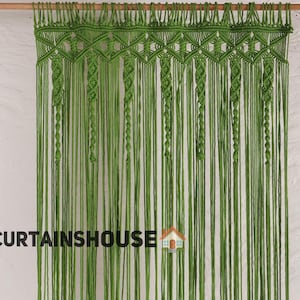 Macrame Curtain Door or Window, Room Divider, Handmade Cotton Macrame Wall Hanging, Wedding Backdrop,