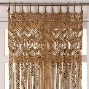 Macrame Curtain Doorway Window Curtains Handwoven Wedding Backdrop Arch  Handmade Door String Curtain N01
