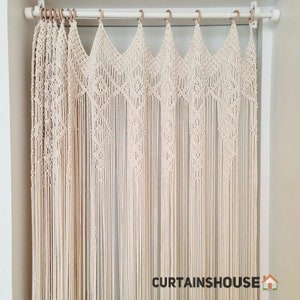 Luxury Macrame / Macramé Wall Curtain / Macrame Boudoir Decor/ Macrame ...