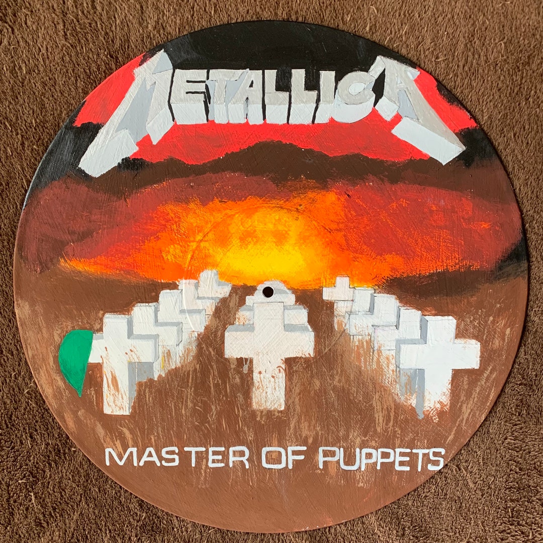 METALLICA Vinyl Clock - Vinyl Record Wall Clock Art 2 - Vinyl Planet Art