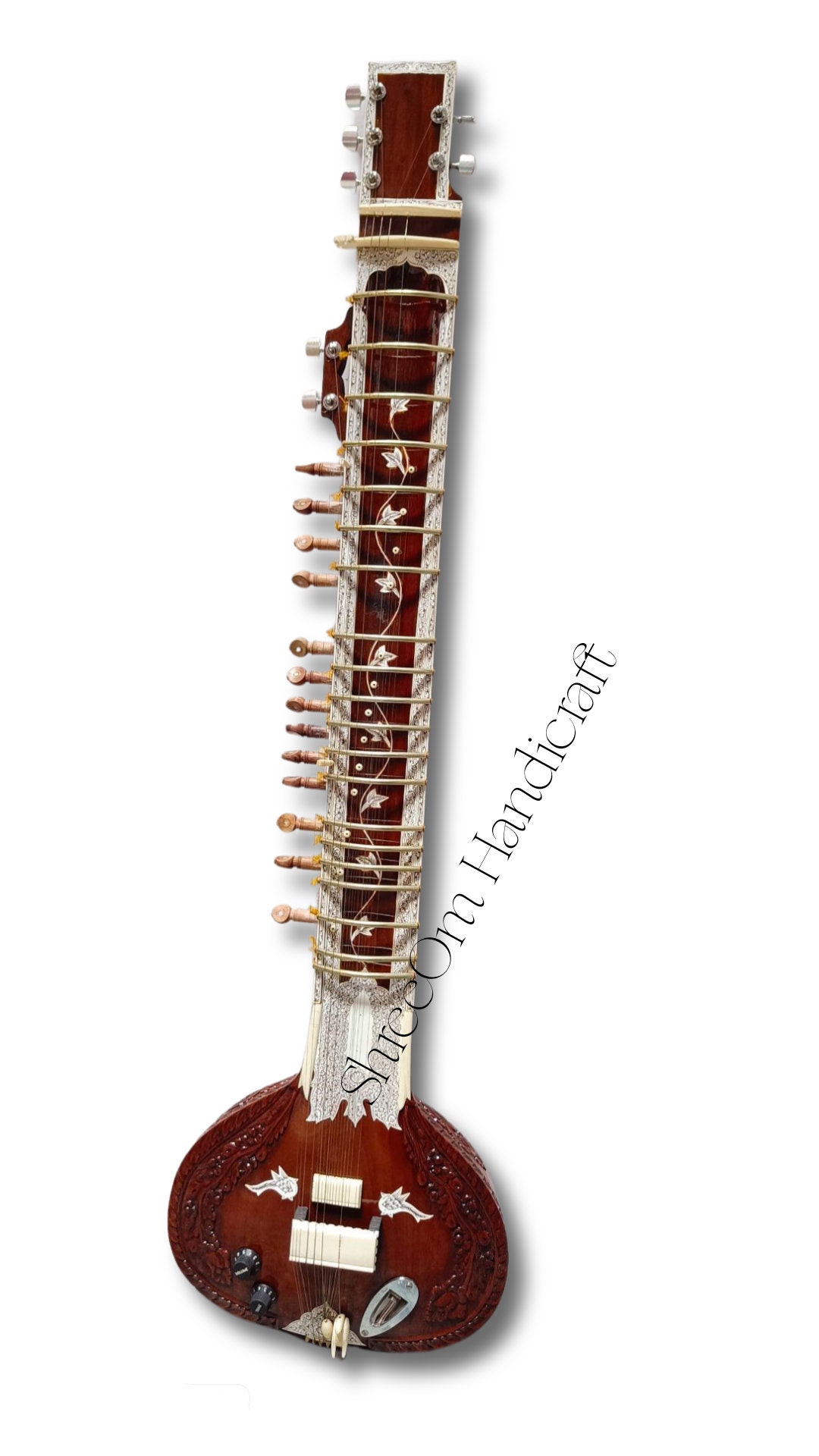 Sitar Indian Professional Indian String Instrument Electric Etsy Canada