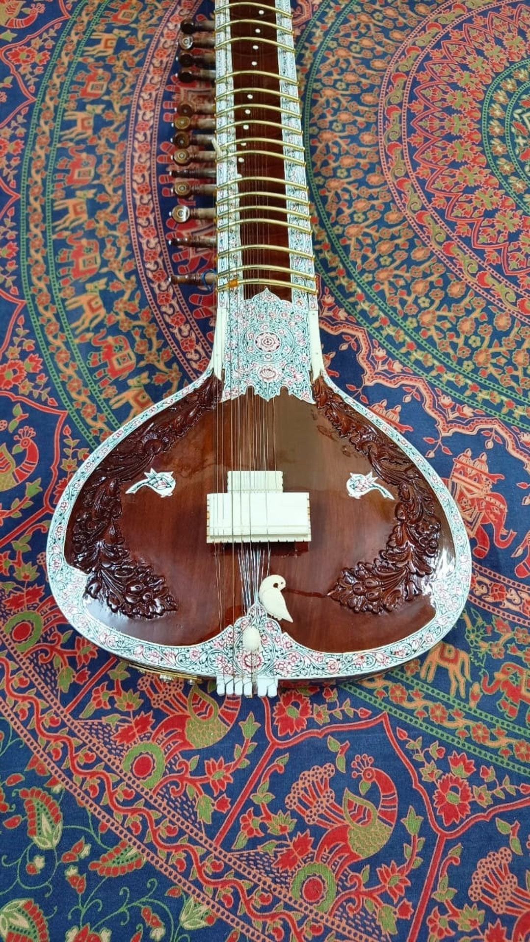 Electric Sitar Indian Professional Indian String Instrument Electric Sitar, Professional Sitar