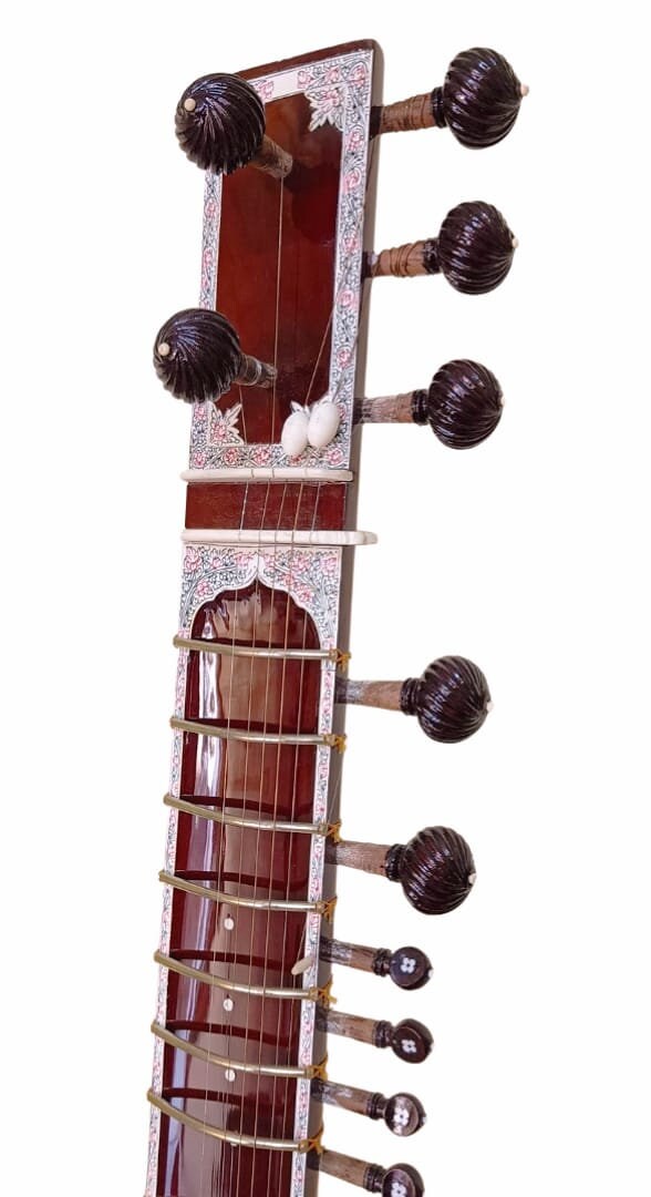 Sitar Indian Handcarved Left Hand Ravi Shankar Sitar 7 Main Etsy