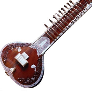 Electric Sitar Professional Indian Musical String Instrument Electric Sitar, Pack of 1 Electric Sitar For Professional Adult