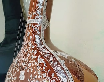 Female Tanpura 4 String Professional Indian Tanpura Musical Instruments Sound Gift For Professional Player and Beginner, Gifting, Playing