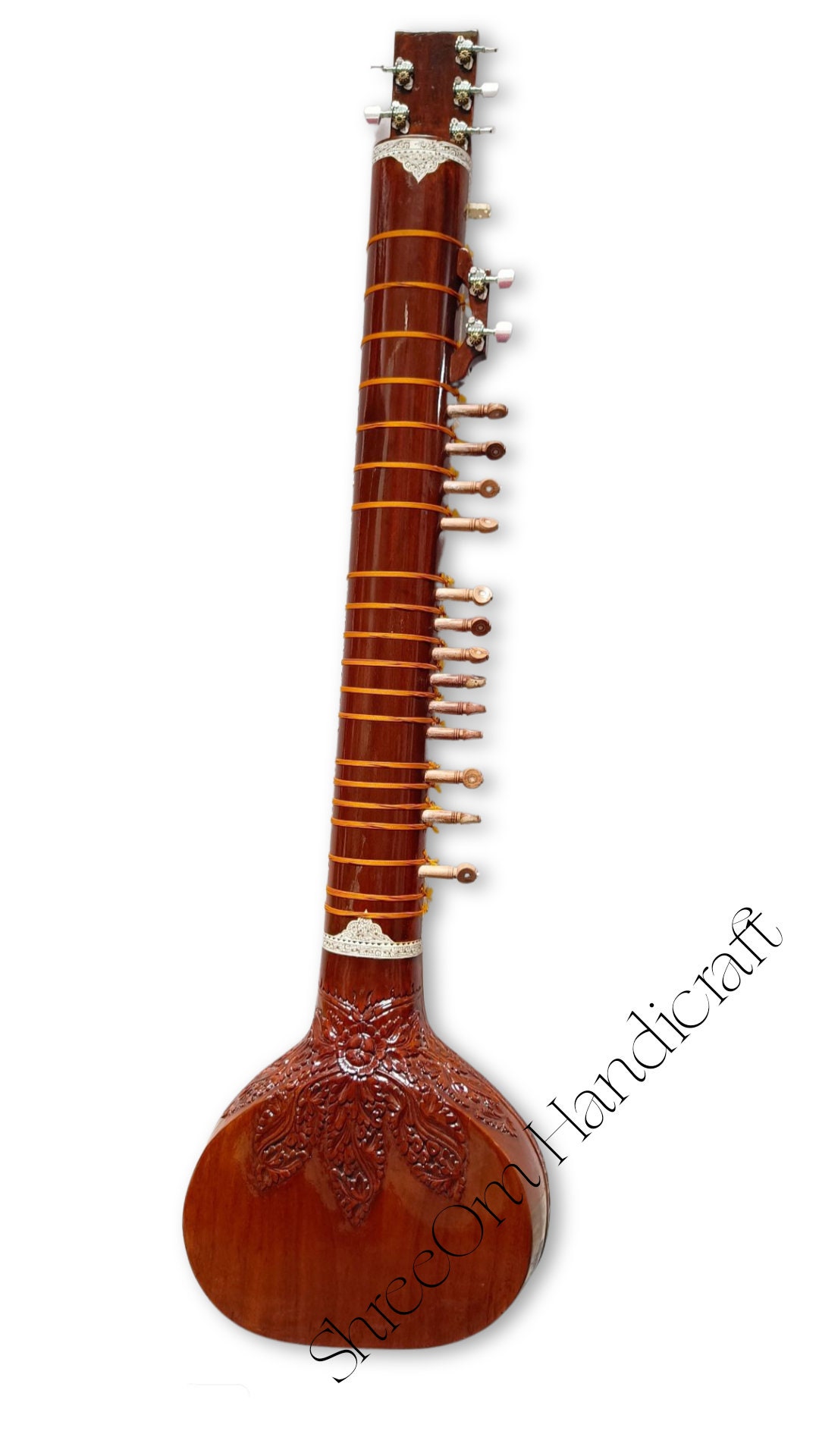 Sitar Indian Professional Indian String Instrument Electric Etsy Canada