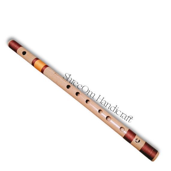 Handmade Bamboo Flute Musical Basuri, Traditional Indian musical