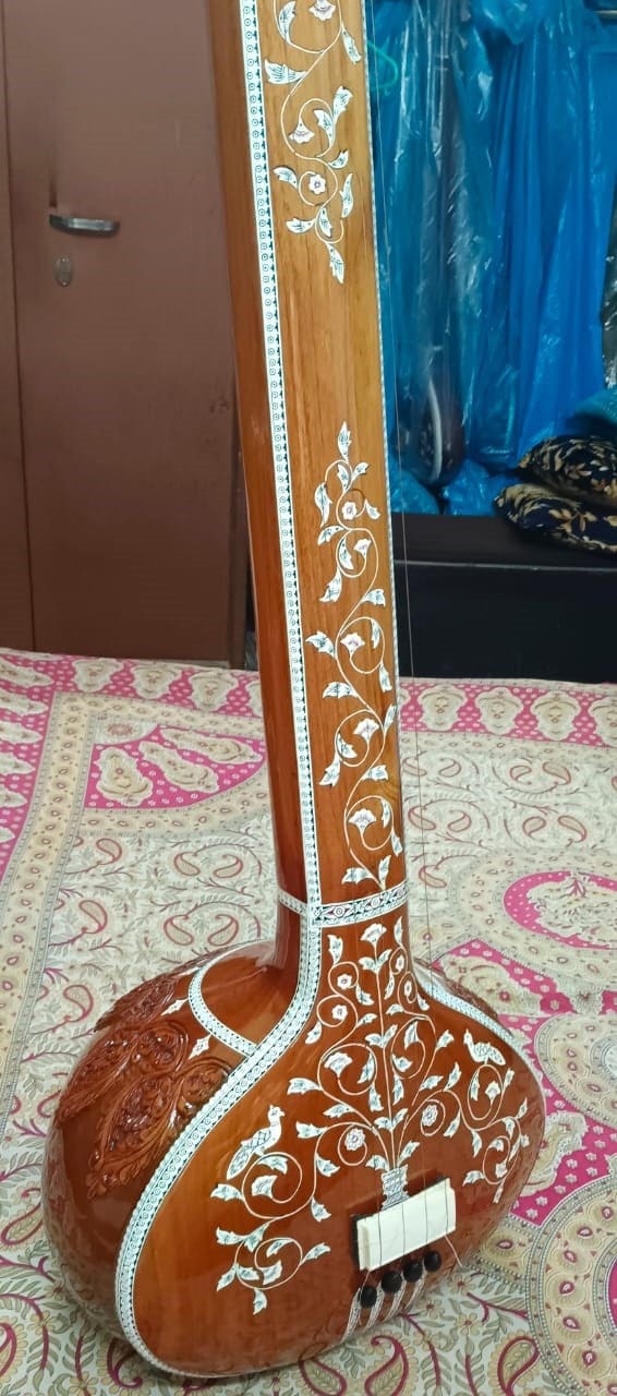 Buy Male Tanpura Indian Wooden Tanpura 4 String Male Tanpura