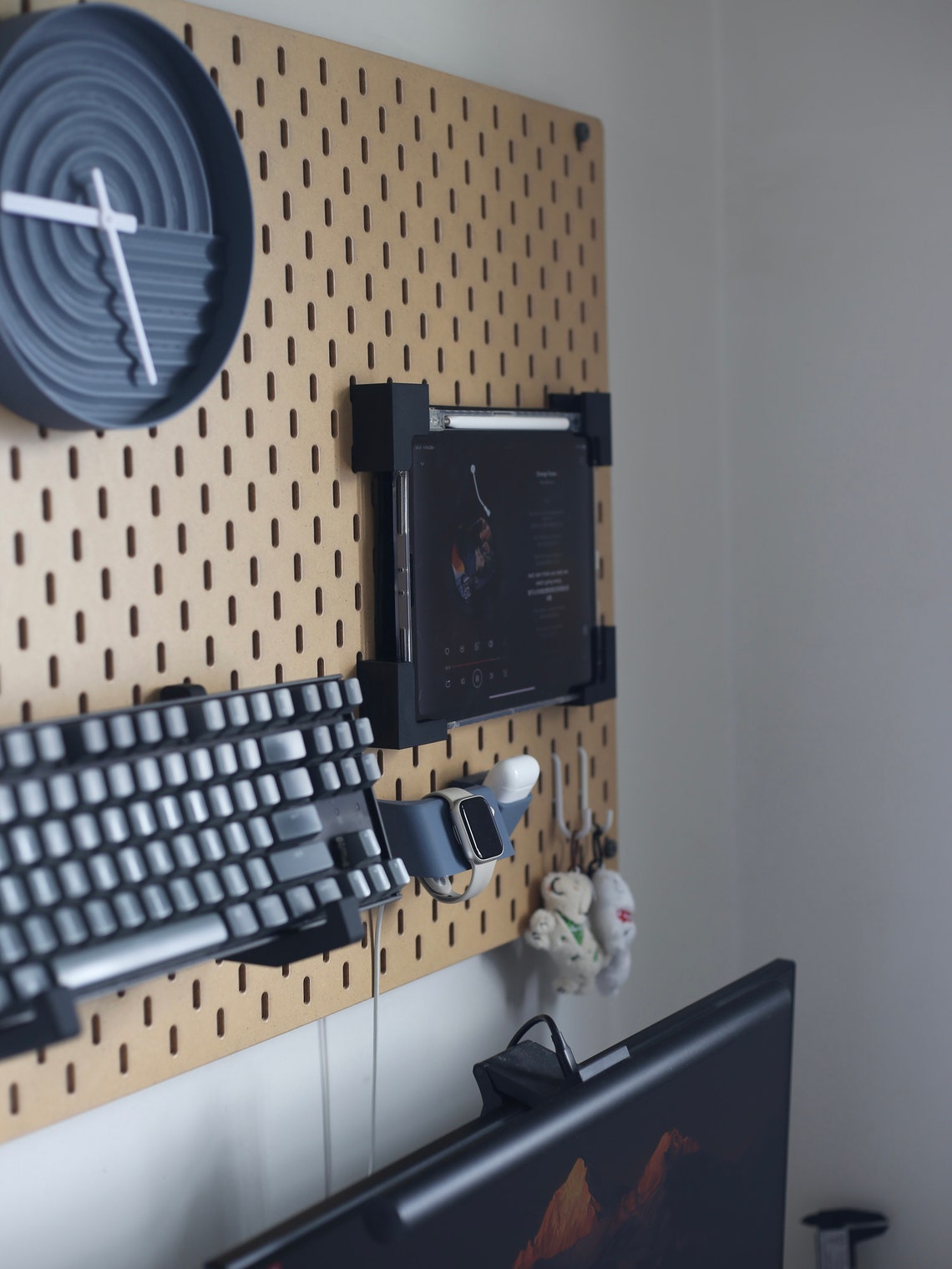 IKEA Pegboard Accessories iPad Holder Three Colors Available Etsy Canada