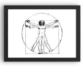 Vitruvian Man Printables - Etsy